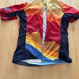 Giro Yellow and Orange Cycling Jersey